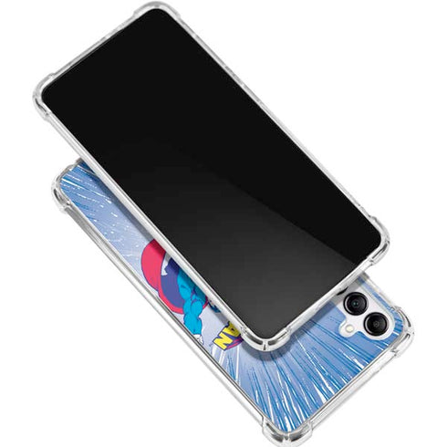 DC Comics Superman Vintage Action Pose Galaxy A15 5G Clear Case