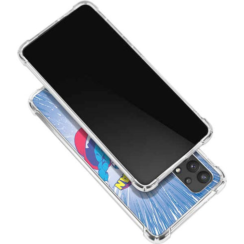 DC Comics Superman Vintage Action Pose Galaxy A32 5G Clear Case