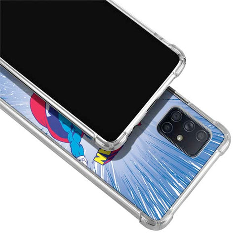 DC Comics Superman Vintage Action Pose Galaxy A51 5G Clear Case