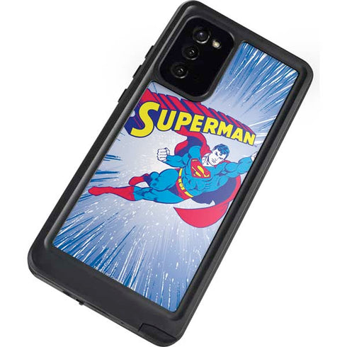 DC Comics Superman Vintage Action Pose Galaxy Note20 5G Waterproof Case