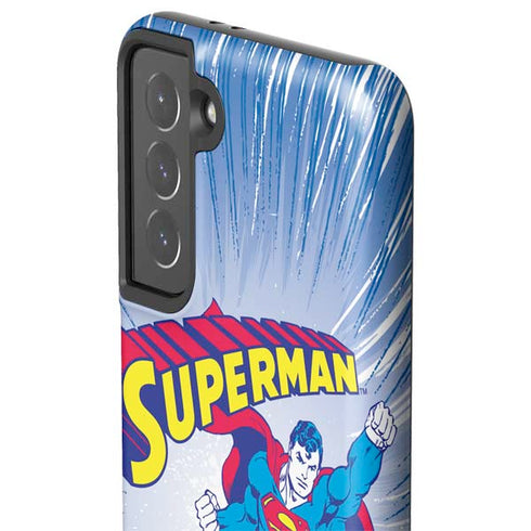 DC Comics Superman Vintage Action Pose Galaxy S21 5G Pro Case