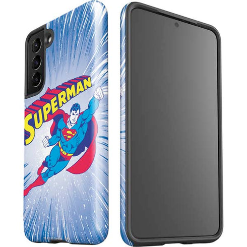 DC Comics Superman Vintage Action Pose Galaxy S21 5G Pro Case