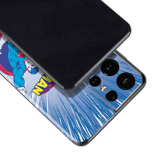 DC Comics Superman Vintage Action Pose Galaxy S21 Ultra 5G Skin