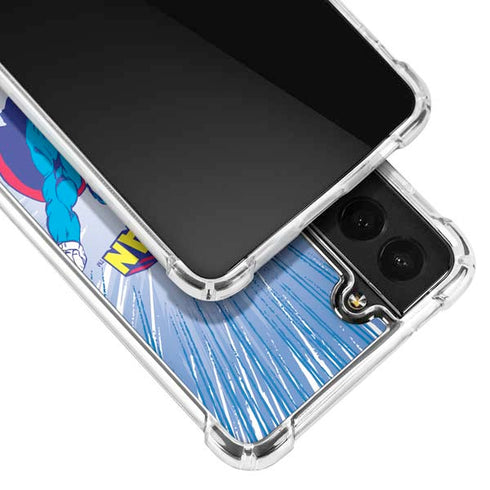 DC Comics Superman Vintage Action Pose Galaxy S22 Clear Case