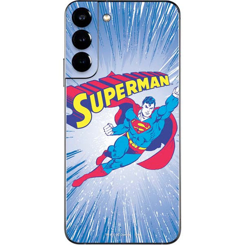 DC Comics Superman Vintage Action Pose Galaxy S22 Plus Skin