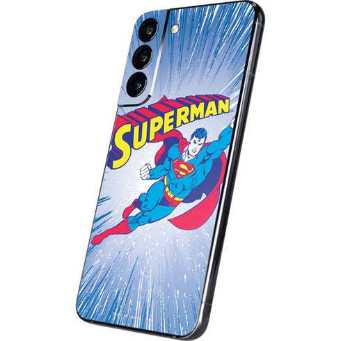 DC Comics Superman Vintage Action Pose Galaxy S22 Plus Skin