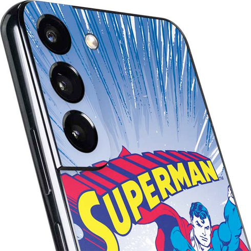DC Comics Superman Vintage Action Pose Galaxy S22 Plus Skin