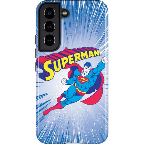 DC Comics Superman Vintage Action Pose Galaxy S22 Pro Case