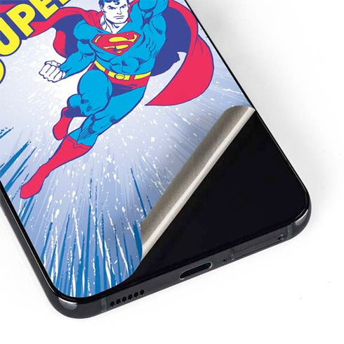 DC Comics Superman Vintage Action Pose Galaxy S22 Skin