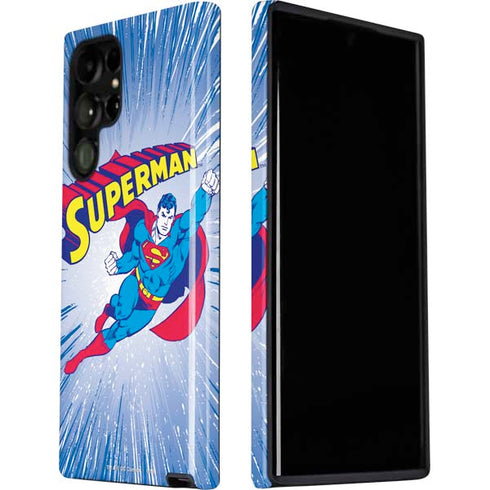 DC Comics Superman Vintage Action Pose Galaxy S22 Ultra Pro Case
