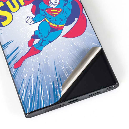 DC Comics Superman Vintage Action Pose Galaxy S22 Ultra Skin
