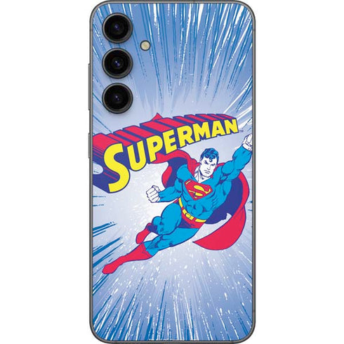 DC Comics Superman Vintage Action Pose Galaxy S23 FE Skin
