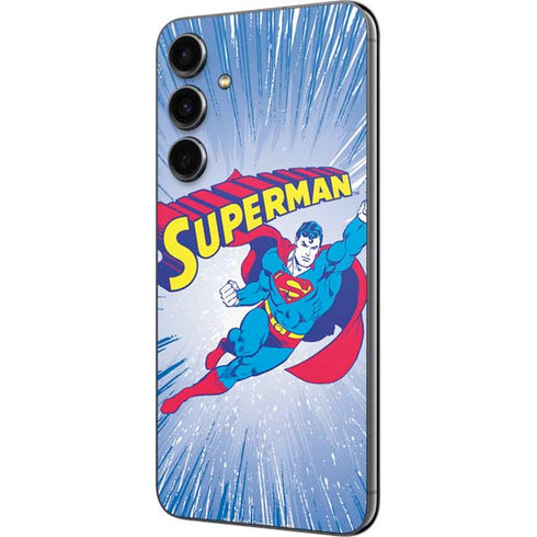 DC Comics Superman Vintage Action Pose Galaxy S23 FE Skin