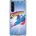 DC Comics Superman Vintage Action Pose Galaxy S23 Plus Clear Case