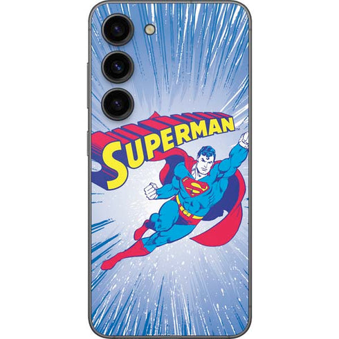 DC Comics Superman Vintage Action Pose Galaxy S23 Skin