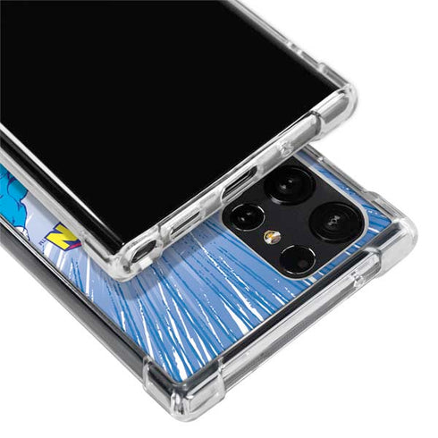 DC Comics Superman Vintage Action Pose Galaxy S24 Ultra Clear Case