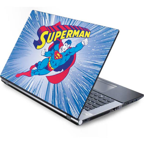 DC Comics Superman Vintage Action Pose Generic Laptop Skin