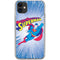 DC Comics Superman Vintage Action Pose iPhone 11 Clear Case
