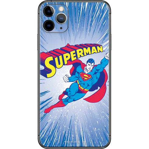 DC Comics Superman Vintage Action Pose iPhone 11 Pro Max Skin