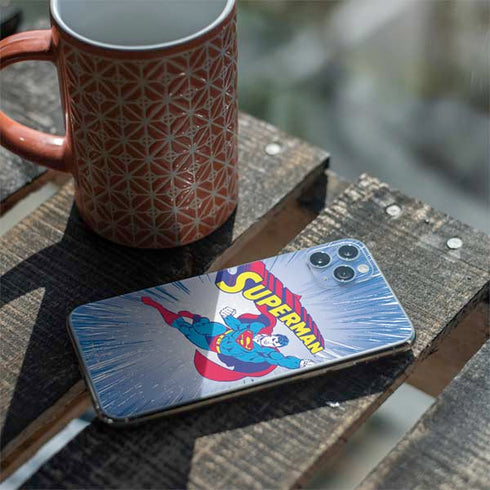 DC Comics Superman Vintage Action Pose iPhone 11 Pro Max Skin