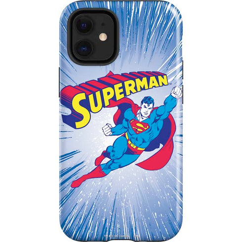 DC Comics Superman Vintage Action Pose iPhone 12 Mini Impact Case