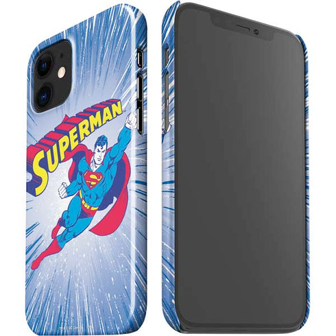 DC Comics Superman Vintage Action Pose iPhone 12 Mini Lite Case