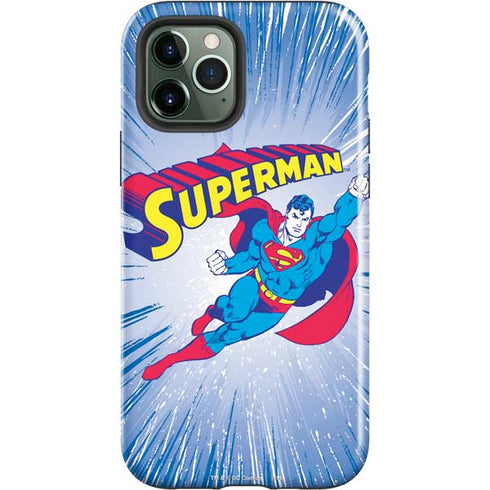 DC Comics Superman Vintage Action Pose iPhone 12 Pro Max Impact Case