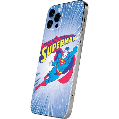 DC Comics Superman Vintage Action Pose iPhone 12 Pro Max Skin