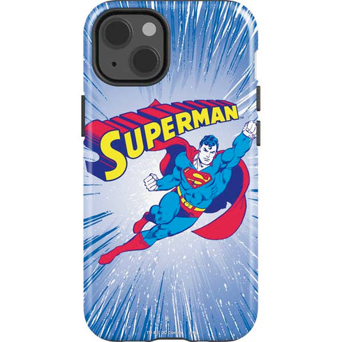 DC Comics Superman Vintage Action Pose iPhone 13 Impact Case