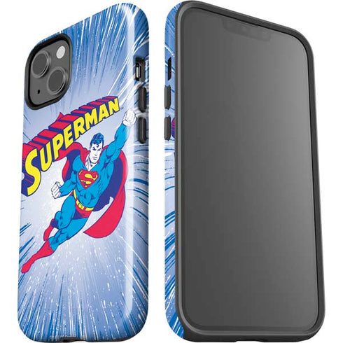 DC Comics Superman Vintage Action Pose iPhone 13 Impact Case