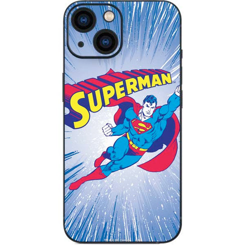 DC Comics Superman Vintage Action Pose iPhone 13 Mini Skin