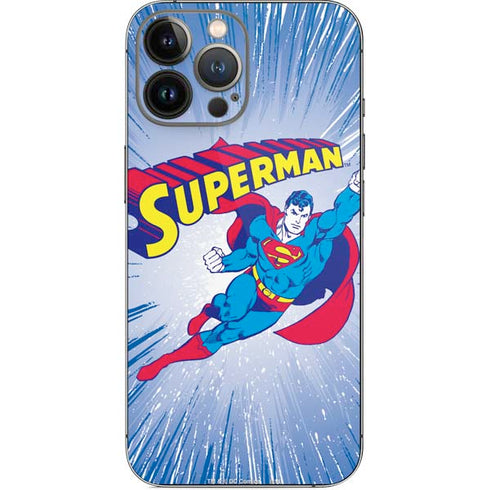 DC Comics Superman Vintage Action Pose iPhone 14 Pro Max Skin