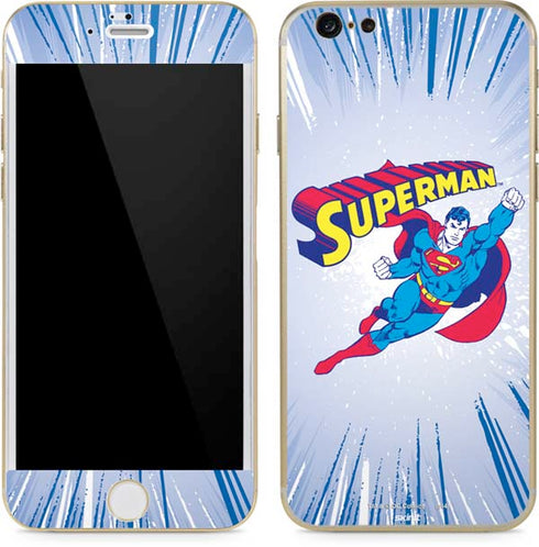 DC Comics Superman Vintage Action Pose iPhone 6/6s Skin