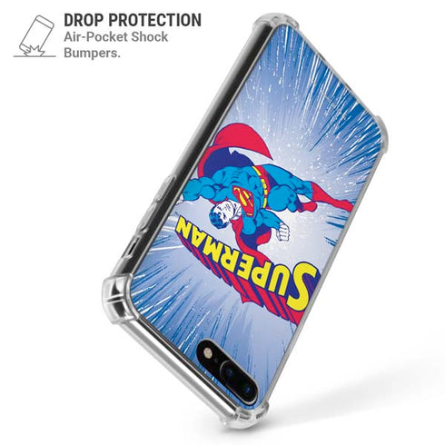 DC Comics Superman Vintage Action Pose iPhone 7/8 Plus Clear Case