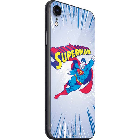 DC Comics Superman Vintage Action Pose iPhone SE (2nd & 3rd Gen) Skin