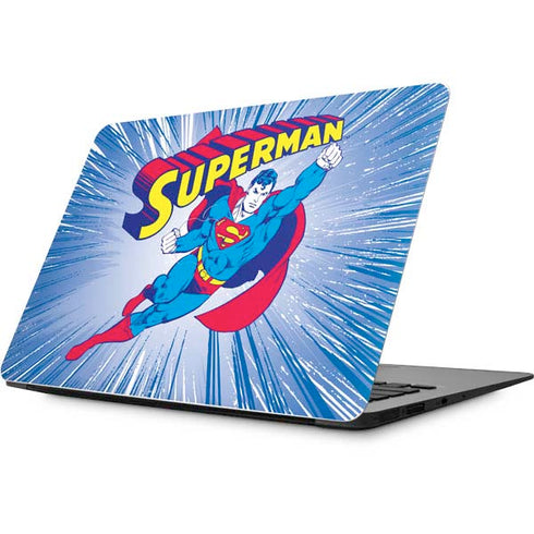 DC Comics Superman Vintage Action Pose Apple MacBook Skin