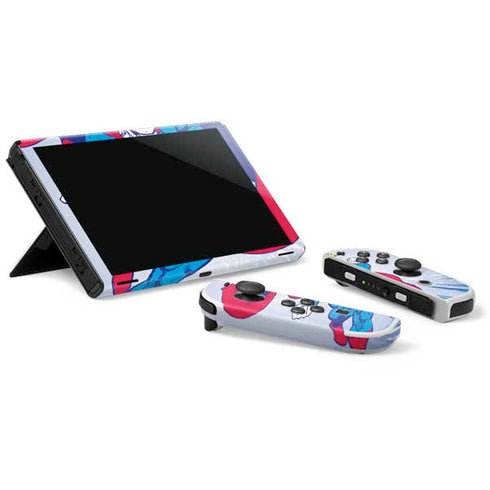 DC Comics Superman Vintage Action Pose Nintendo Switch OLED (2021) Skin