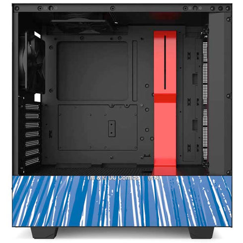 DC Comics Superman Vintage Action Pose NZXT H510 Compact ATX Mid-Tower Case Skin