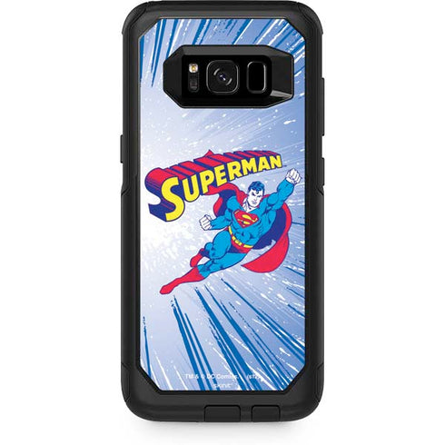 DC Comics Superman Vintage Action Pose Otterbox Commuter Galaxy Skin