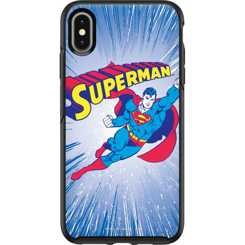 DC Comics Superman Vintage Action Pose Otterbox Symmetry iPhone Skin