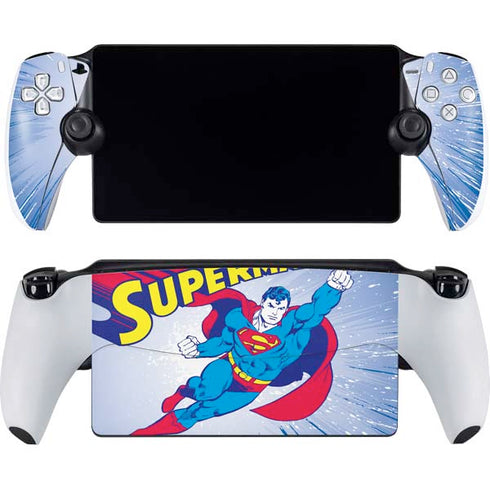 DC Comics Superman Vintage Action Pose PlayStation Portal Remote Player Skin