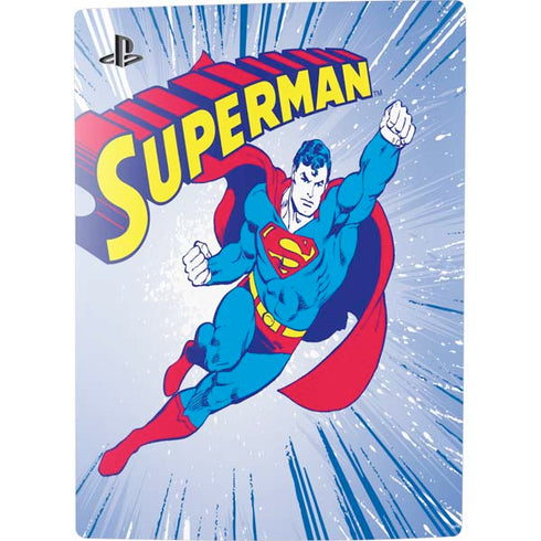 DC Comics Superman Vintage Action Pose PS5 Console Skin