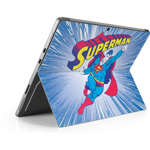 DC Comics Superman Vintage Action Pose Surface Pro 9 Skin