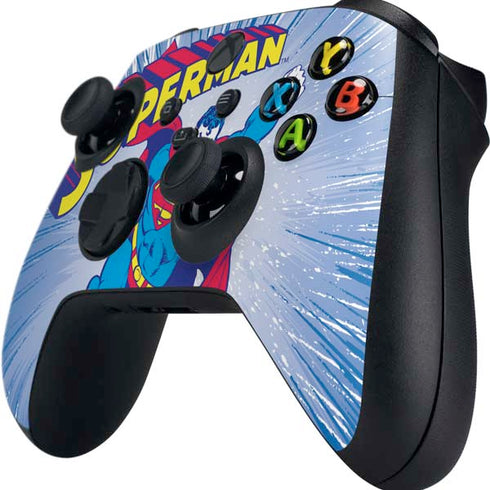 DC Comics Superman Vintage Action Pose Xbox Series X Controller Skin