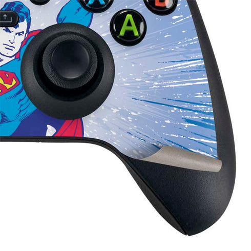 DC Comics Superman Vintage Action Pose Xbox Series X Controller Skin