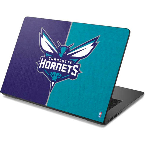 NBA Charlotte Hornets Canvas Dell Chromebook Skin