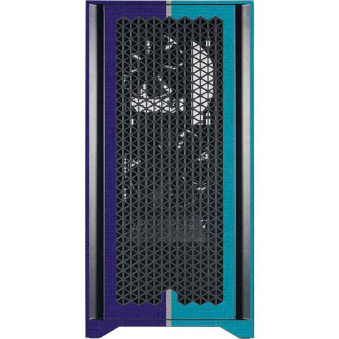 NBA Charlotte Hornets Canvas Corsair 4000D Tempered Glass Mid-Tower ATX Case Skin
