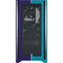 NBA Charlotte Hornets Canvas Corsair 4000D Tempered Glass Mid-Tower ATX Case Skin