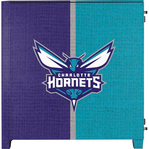 NBA Charlotte Hornets Canvas Corsair 4000D Tempered Glass Mid-Tower ATX Case Skin
