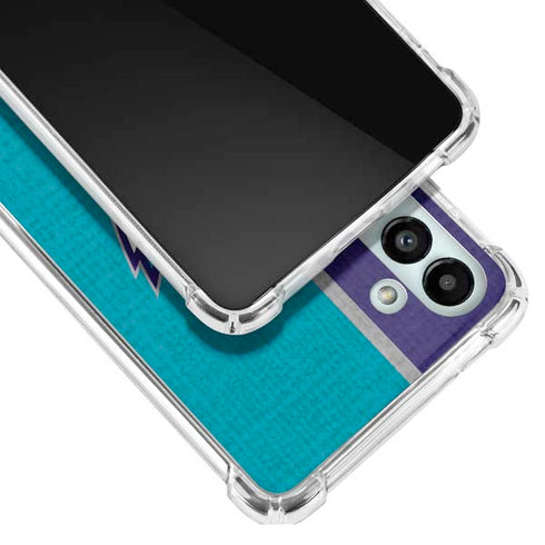 NBA Charlotte Hornets Canvas Galaxy A13 5G Clear Case